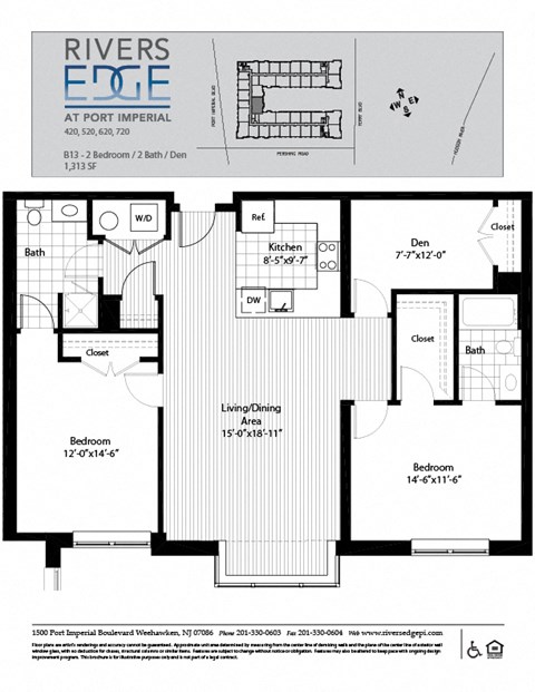 floor plan of the river edge at port imperial floor plans
